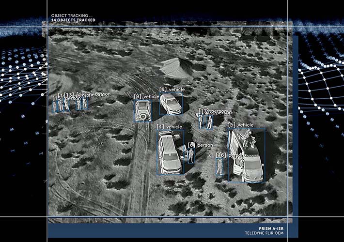 foto Teledyne FLIR OEM lanza Prism A-ISR: software con IA para detección y seguimiento aire-tierra.